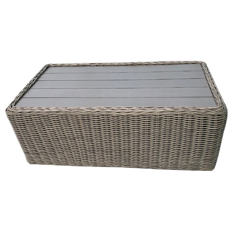 Tullum Outdoor Patio Furniture Rattan Wicker Frame Coffee Table