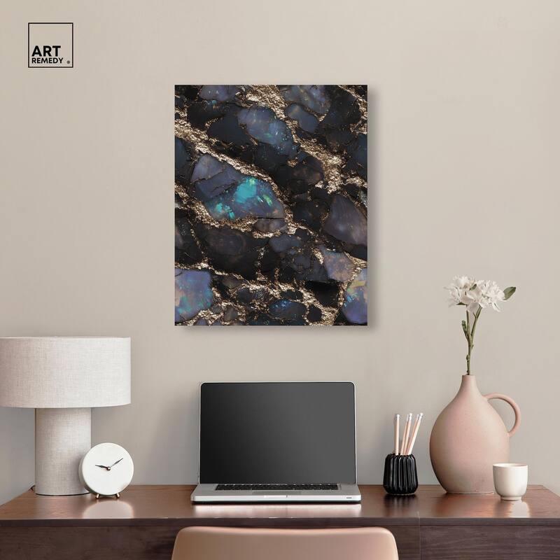 Astral Firelight Canvas by Art Remedy, Gallery Wrapped