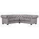 preview thumbnail 31 of 33, Knightsbridge Scrolled Arm Chesterfield Sectional by iNSPIRE Q Artisan