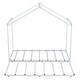 preview thumbnail 7 of 17, Metal Twin Size House Platform Bed with Trundle