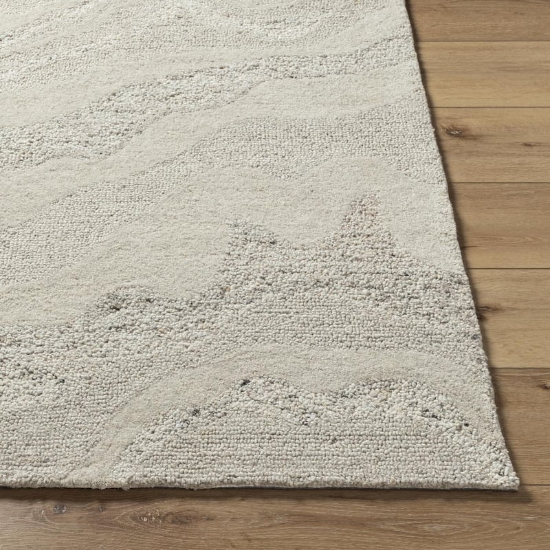 Livabliss Rustic Divine Abstract Area Rug - 3' x 10' - Brown/Ivory