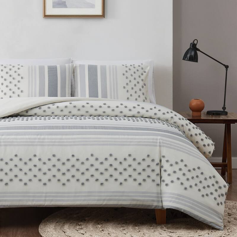 Brooklyn Loom Mia Tufted Texture Comforter Set