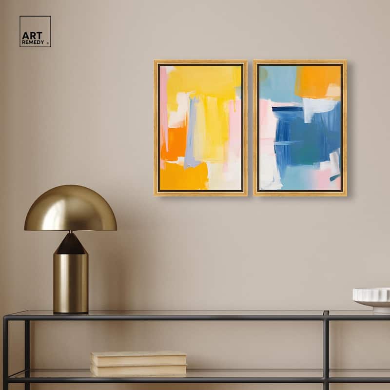 Skyward Radiance I Canvas Set of 2 by Art Remedy
