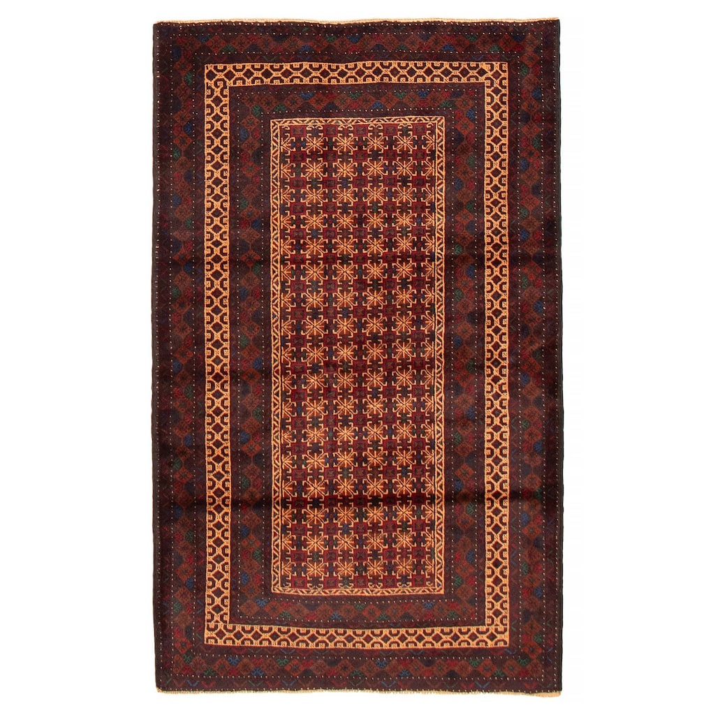 Teimani Beige Rug 4'1" x 6'9" - 4'1 x 6'9