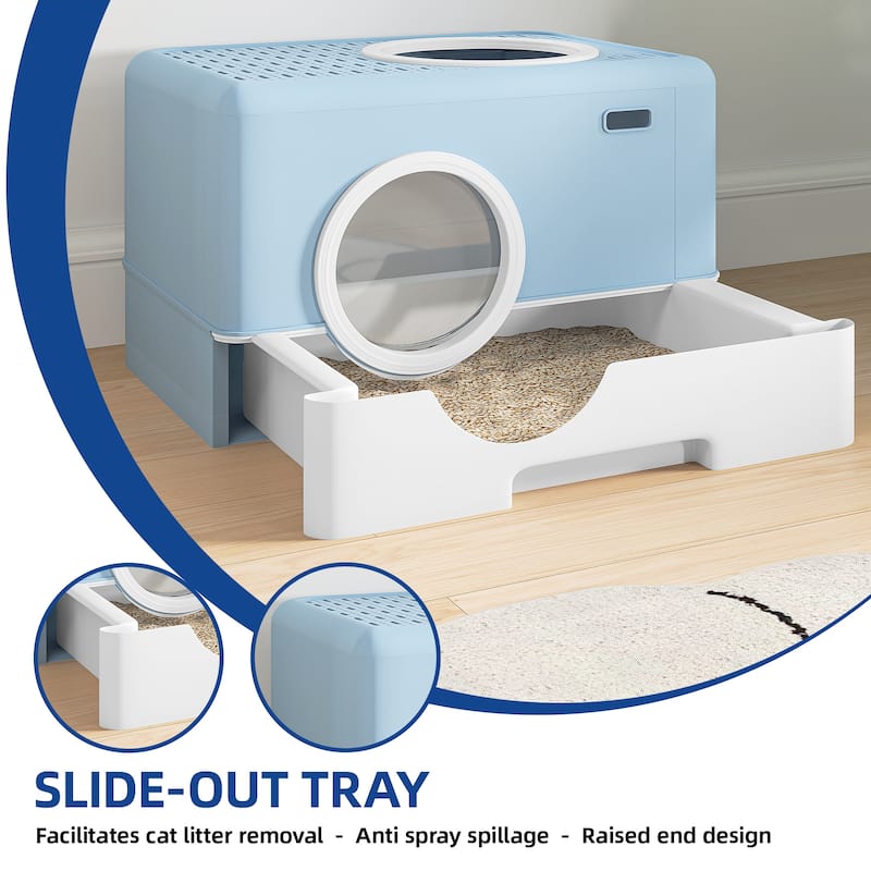 Cat Litter Box Enclosed Cat Toilet