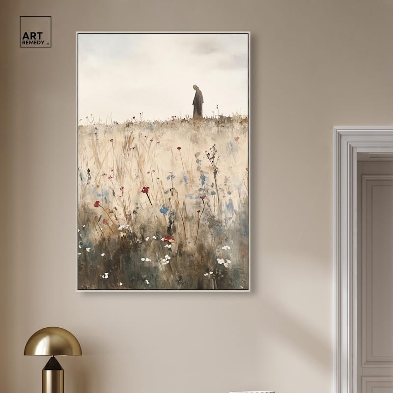 Ambling Monk Canvas by Art Remedy