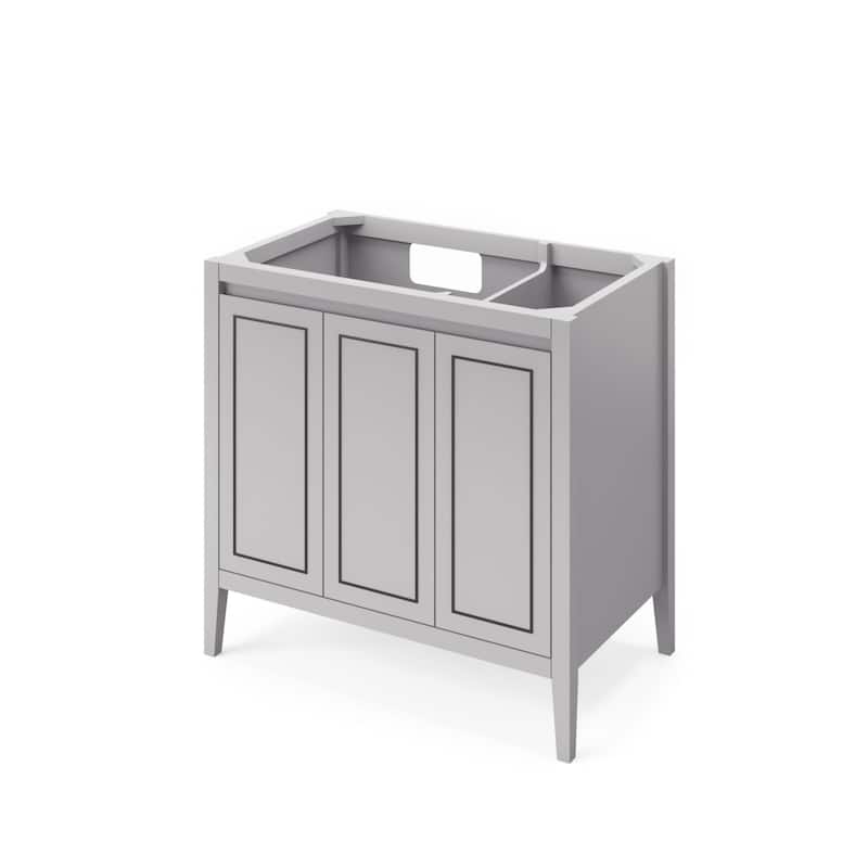 Jeffrey Alexander VN2PER-36-NT Percival 36" Single Free Standing - Grey - Painted