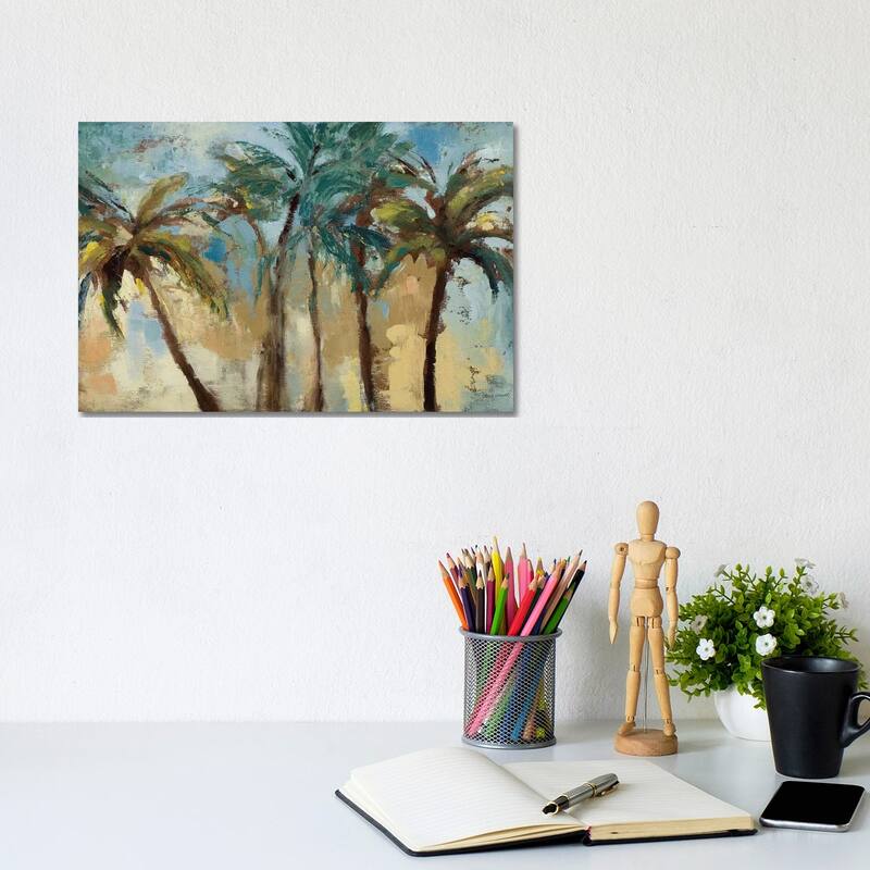 iCanvas "Island Morning Palms" by Lanie Loreth Canvas Print - 8x12x0.75