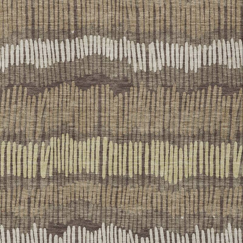 HomeRoots Striped Transitional Rectangle Outdoor Rug