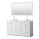 Option White, Gold Trim, Giotto Quartz Top
