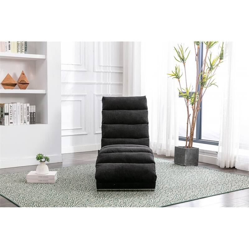 Linen Massage recliner Interior with remote control, ergonomic electric massage recliner, 5 modes