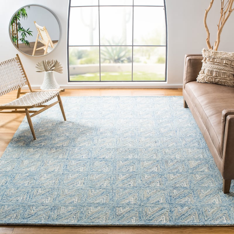 SAFAVIEH Handmade Abstract Adisa Modern Wool Rug