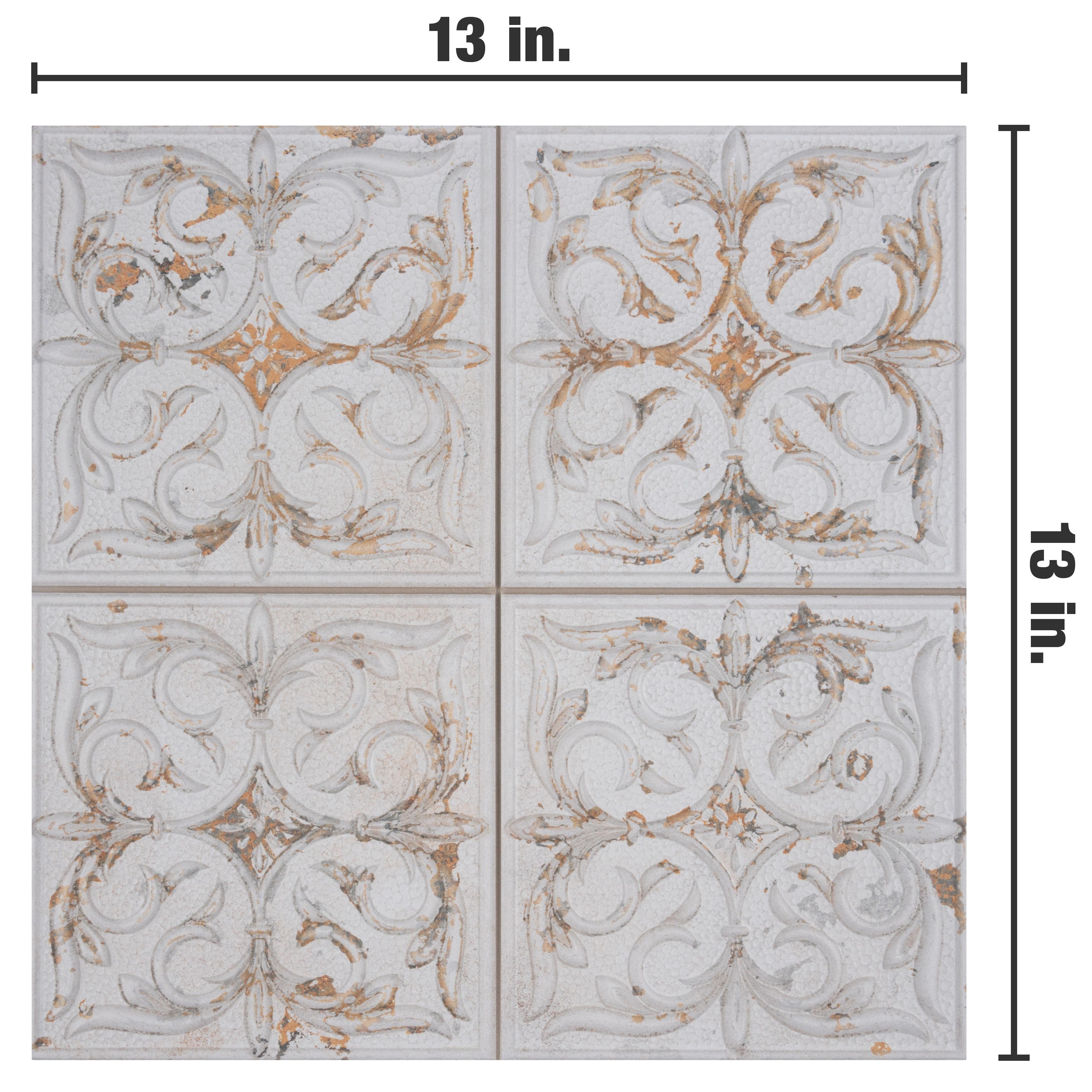 Merola-Tile-Antigua-Lis-White-