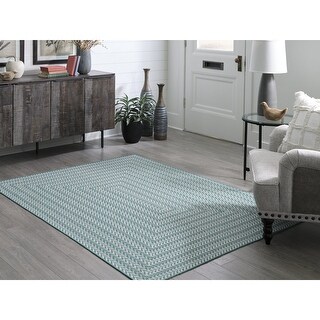 Signature Design by Ashley Atlow Aqua Indoor/Outdoor Rug