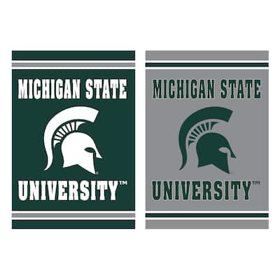 Embossed Suede Flag, House Size, Michigan State University