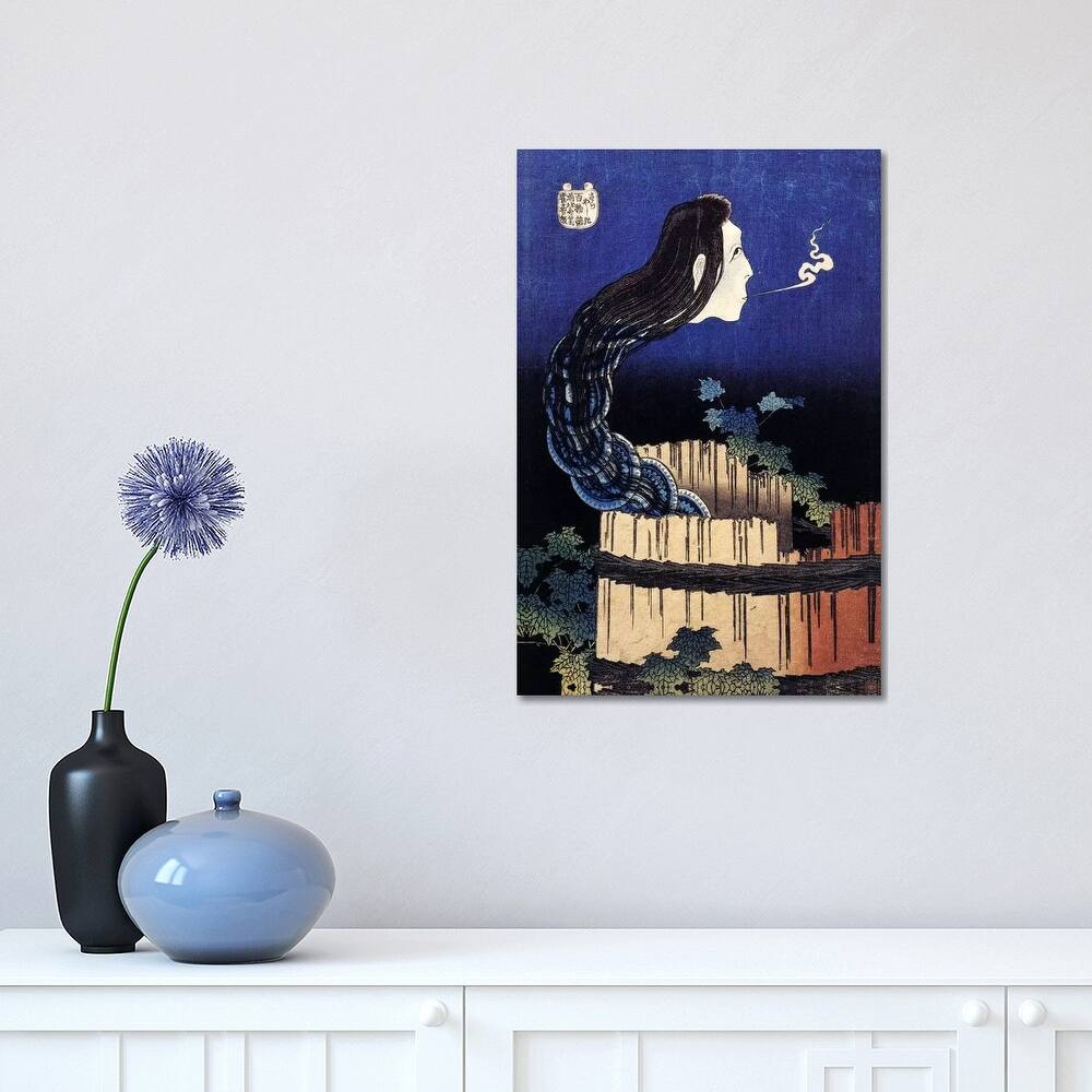 iCanvas "The Ghost Story of Okiku (Sarayashiki), 1830" by Katsushika Hokusai Canvas Print
