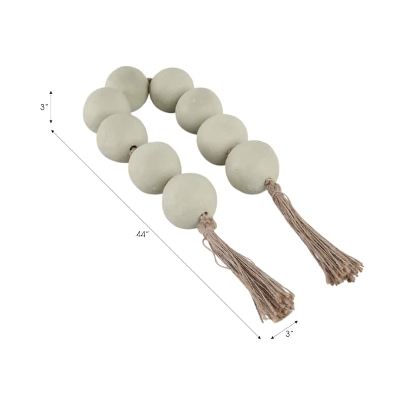 Pottery Woven Beads with Natural Materials and Artisan Craftsmanship