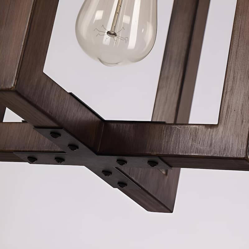 1-Light Lantern Square/Rectangle Pendant