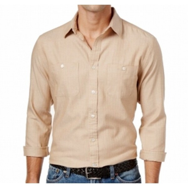 tommy hilfiger herringbone shirt