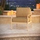 preview thumbnail 130 of 183, Sunbrella Outdoor Deep Seat Cushion Seat 25 x 25.5 x 5 | Back 25 x 18 x 5 - Spectrum Sesame