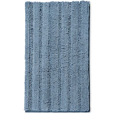 Clara Clark Chenille Extra Soft and Absorbent Bath Mat - Non Slip Fast Drying Bath Rug Set