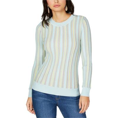 I.N.C Womens Textured Stripe Pullover Sweater