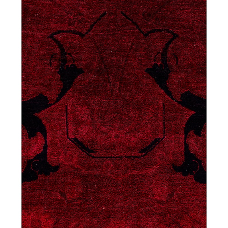 Overdyed One-of-a-Kind Hand-Knotted Area Rug - Pink - 8' 0" x 10' 5"