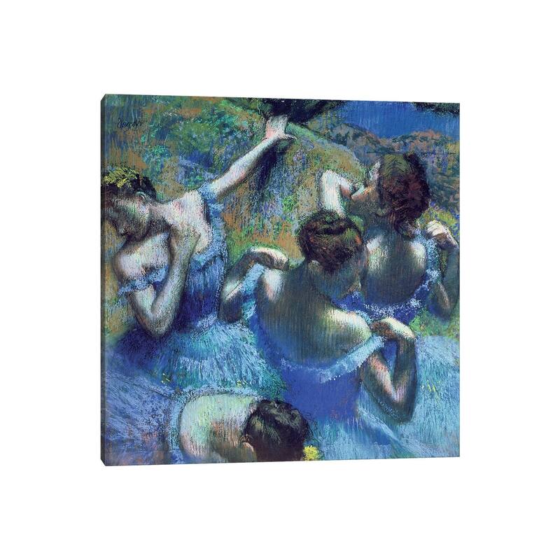 iCanvas "Blue Dancers, c.1899" by Edgar Degas Canvas Print