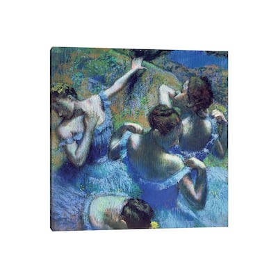 iCanvas "Blue Dancers, c.1899" by Edgar Degas Canvas Print