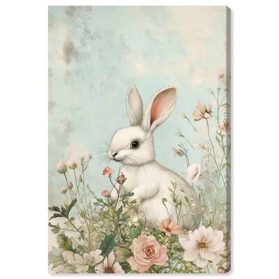 Easter Bunny Canvas by Art Remedy, Gallery Wrapped