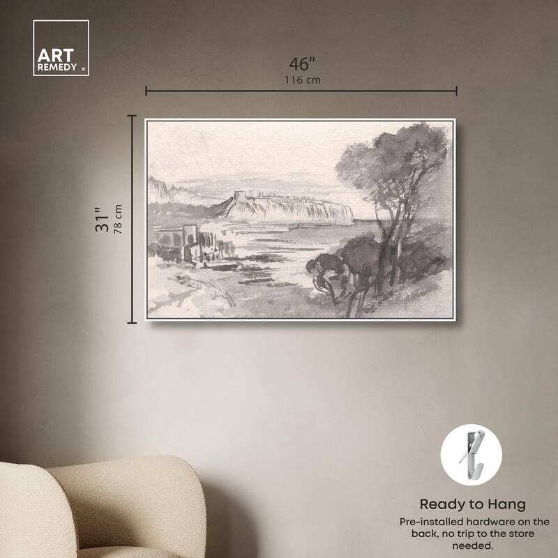 View across a Monaco Canvas by Art Remedy
