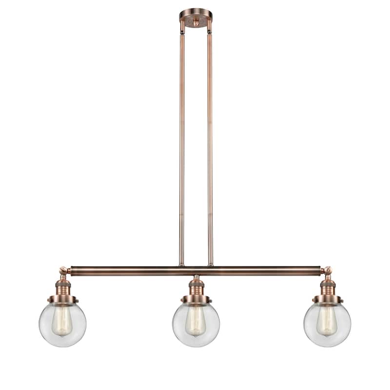 Innovations Lighting Beacon 3 Light 39" Wide Linear Chandelier