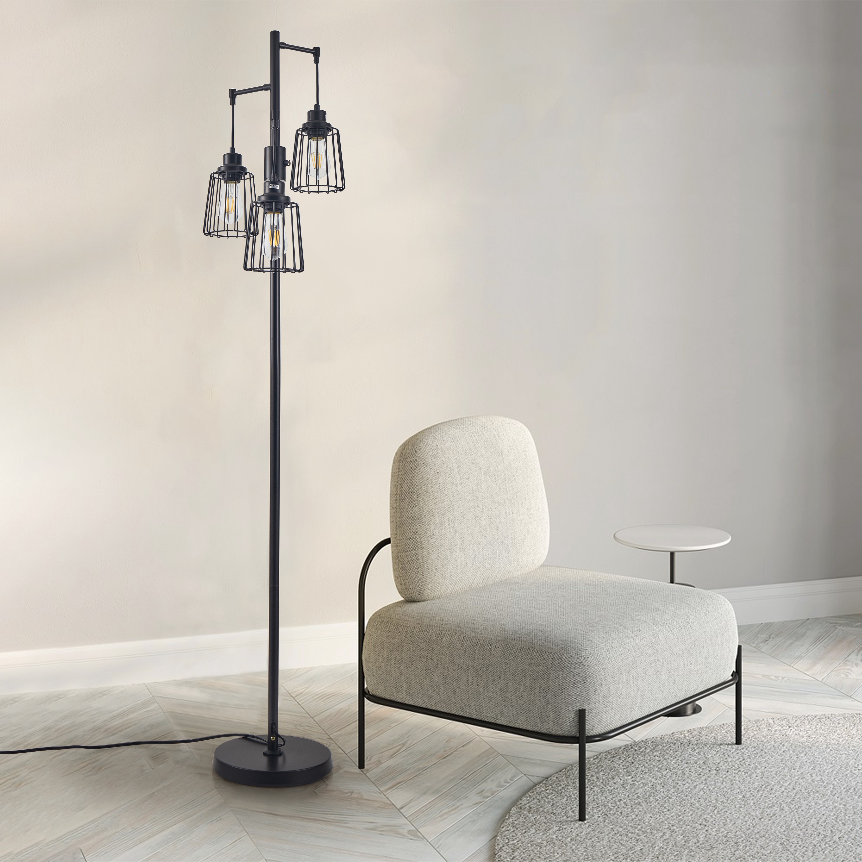 Silver tree floor lamp cheap