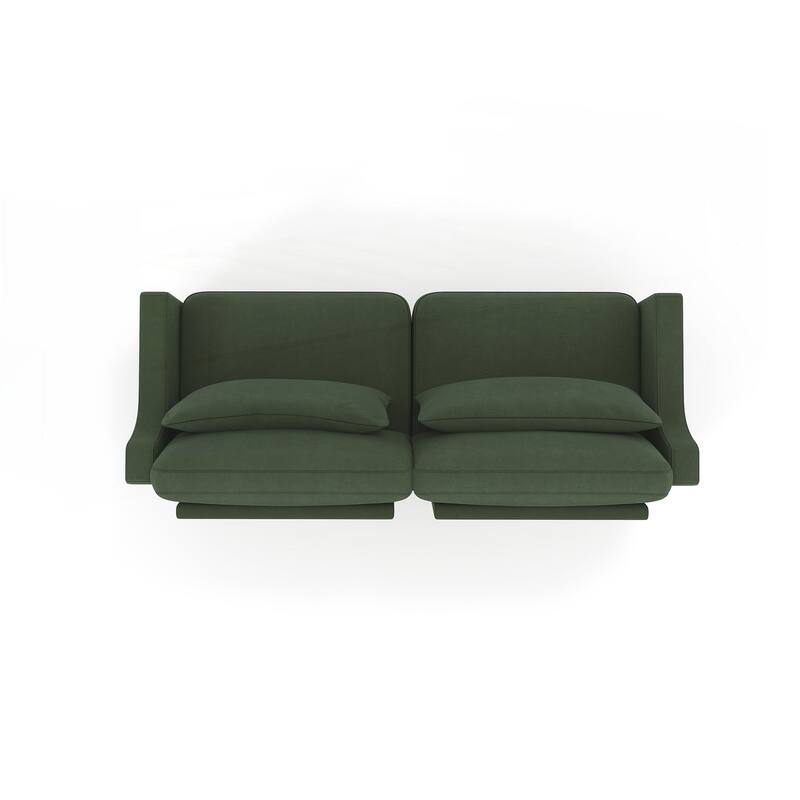 Two seater Chenille Fabric sofa