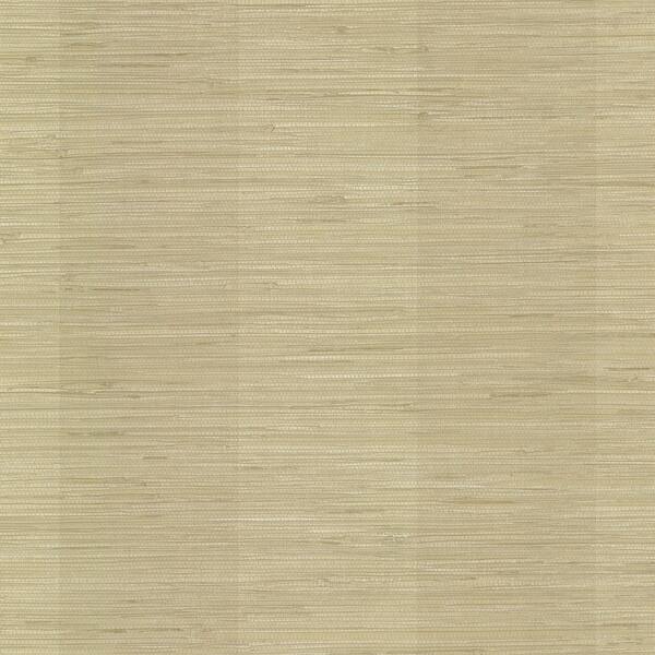 Brewster Faux Grasscloth Light Brown Jayde Wallpaper - 20.5in x 396in x ...