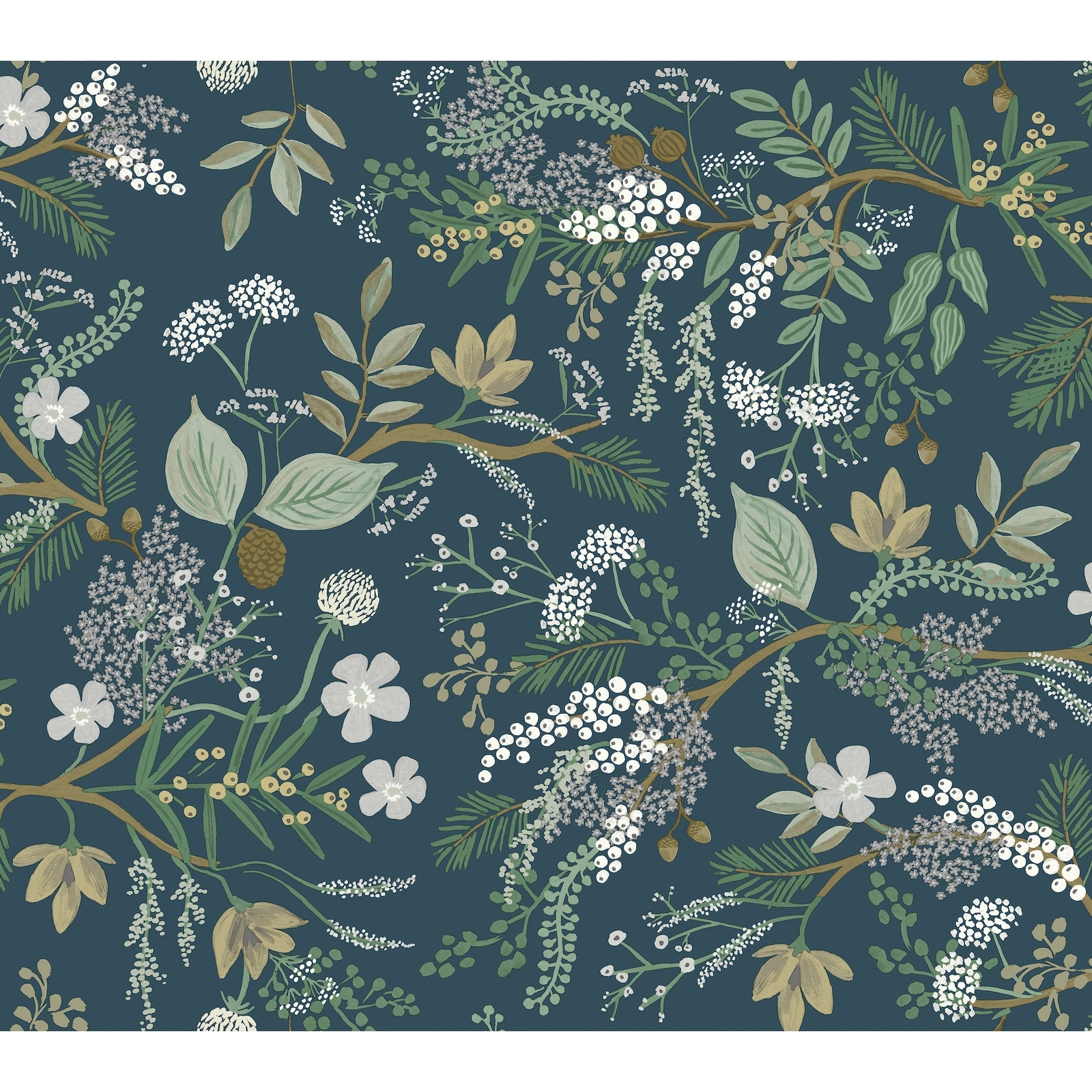 Rifle Paper Co.Juniper Forest Green Peel and Stick Wallpaper