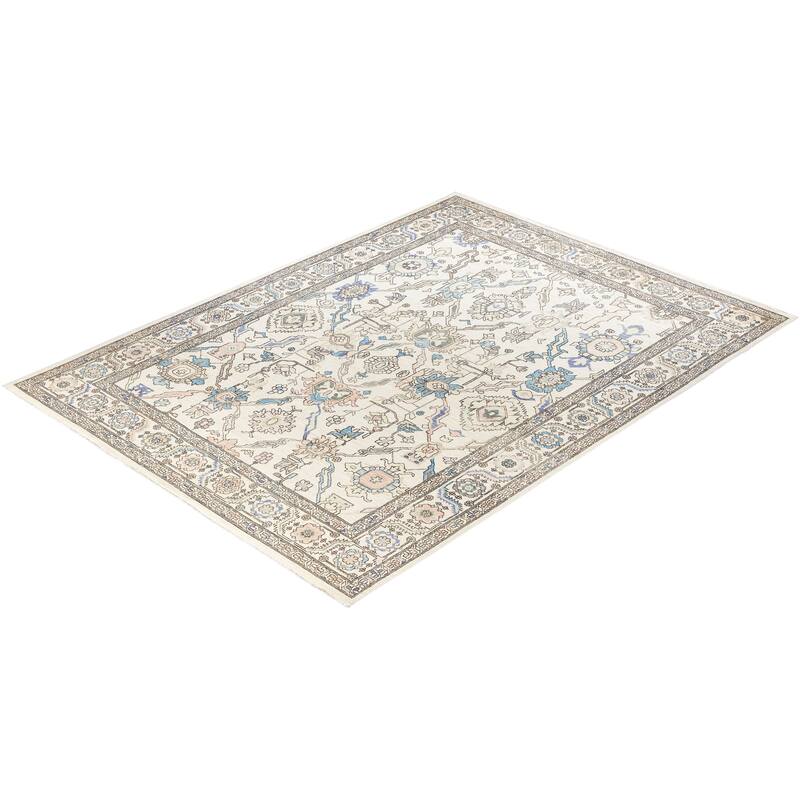 Serapi One-of-a-Kind Hand-Knotted Area Rug - Ivory - 8' 11" x 11' 11"