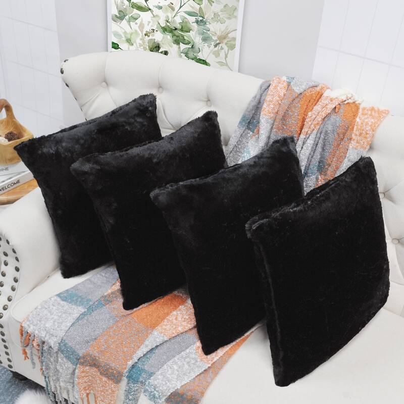Fauxfur Pillow Shell Set 20'X20"