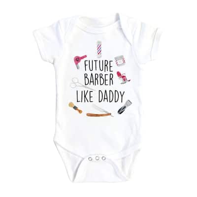 Barber Future - Baby Boy Girl Clothes Infant Bodysuit Funny Cute Newborn