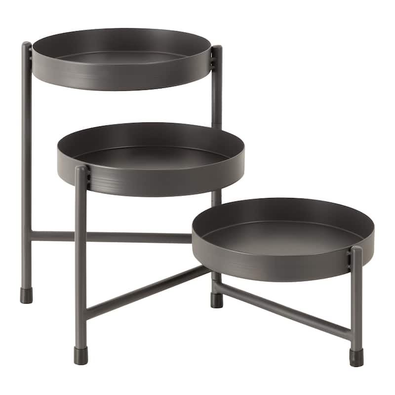 Kate and Laurel Finn Tiered Tabletop Planter - 7.25x7.25x10