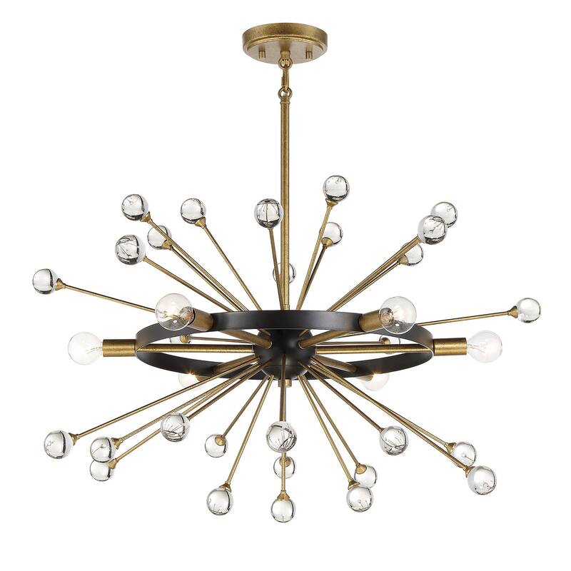 Savoy House 1-1857-6 Ariel 6 Light 25" Wide Abstract Sputnik