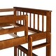 preview thumbnail 15 of 68, American Classic Traditional Style Twin-Over-Twin Bunk Bed with Ladders and Two Storage Drawers