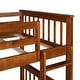 preview thumbnail 15 of 68, American Classic Traditional Style Twin-over-Twin Bunk Bed with Ladders and Two Storage Drawers