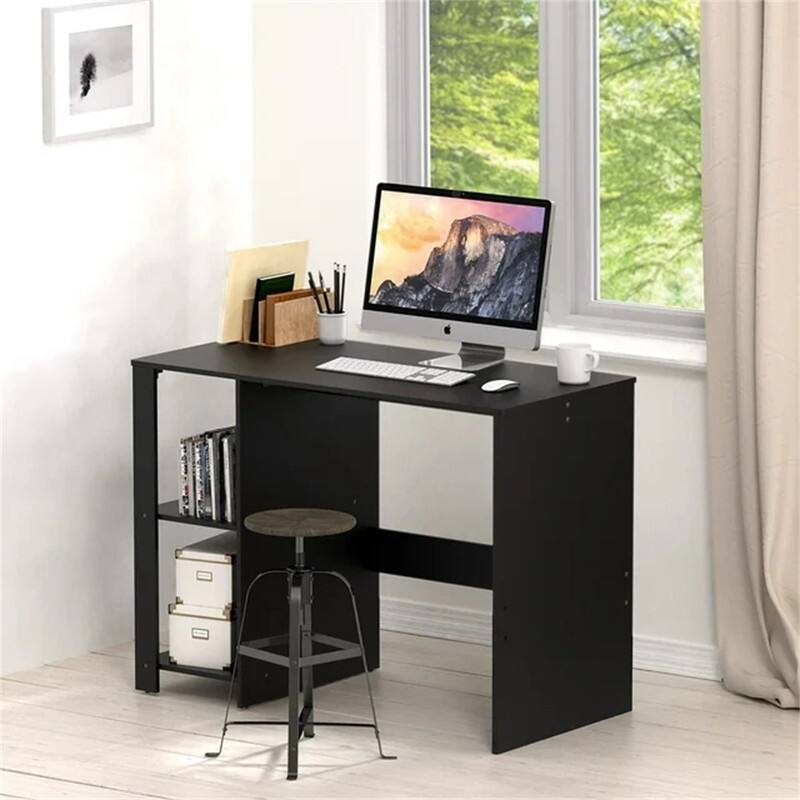 Home Office Computer Desk with Shelves