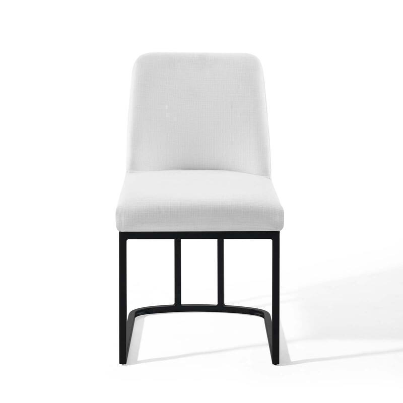 Porch & Den Shadow Hills Upholstered Sled Base Dining Chair