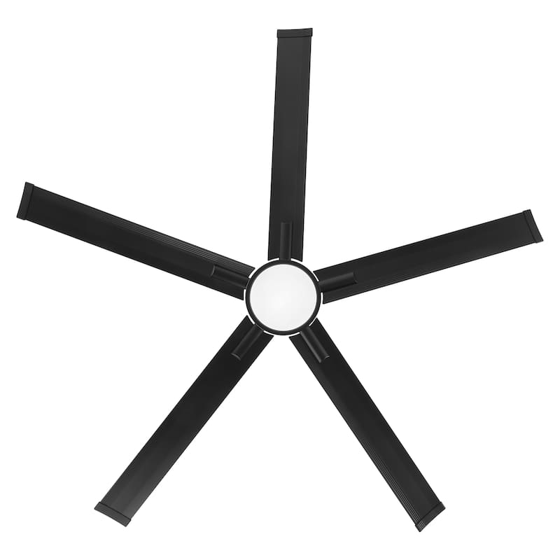 MLiAN 60 In. 5 Aluminium Blades Indoor LED Ceiling Fan with Remote, Smart Ceiling Fan - 60"