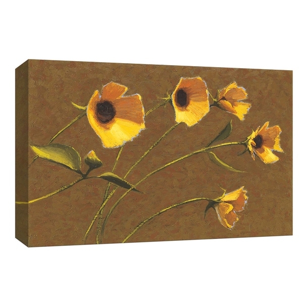 PTM Images 9-153584 PTM Canvas Collection 8" x 10" - "Sunny Flowers III" Giclee Flowers Art Print on Canvas
