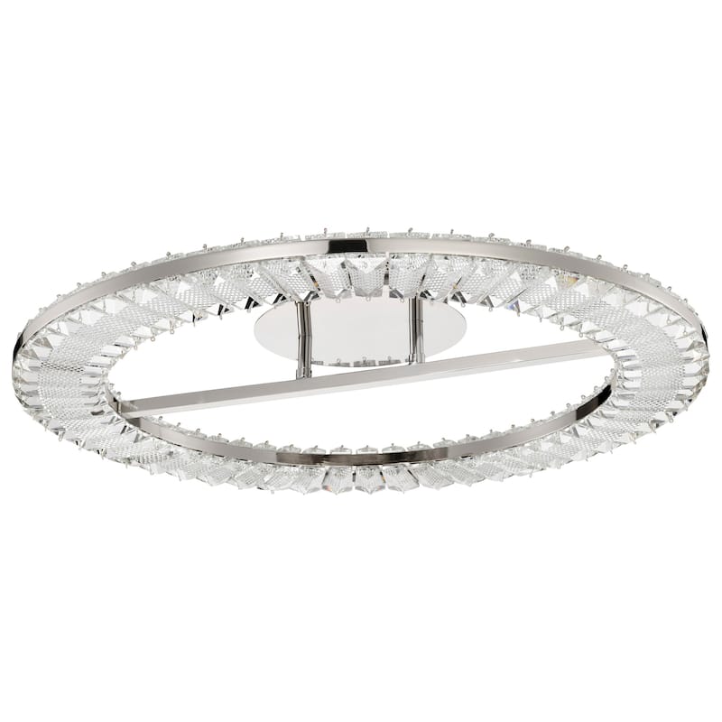 Nuvo Lighting 62/2444 Nova 23" Wide Semi-Flush LED Ceiling Fixture - Polished Nickel