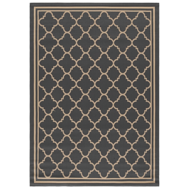 SAFAVIEH Courtyard Kristelle Indoor/ Outdoor Waterproof Patio Backyard Rug