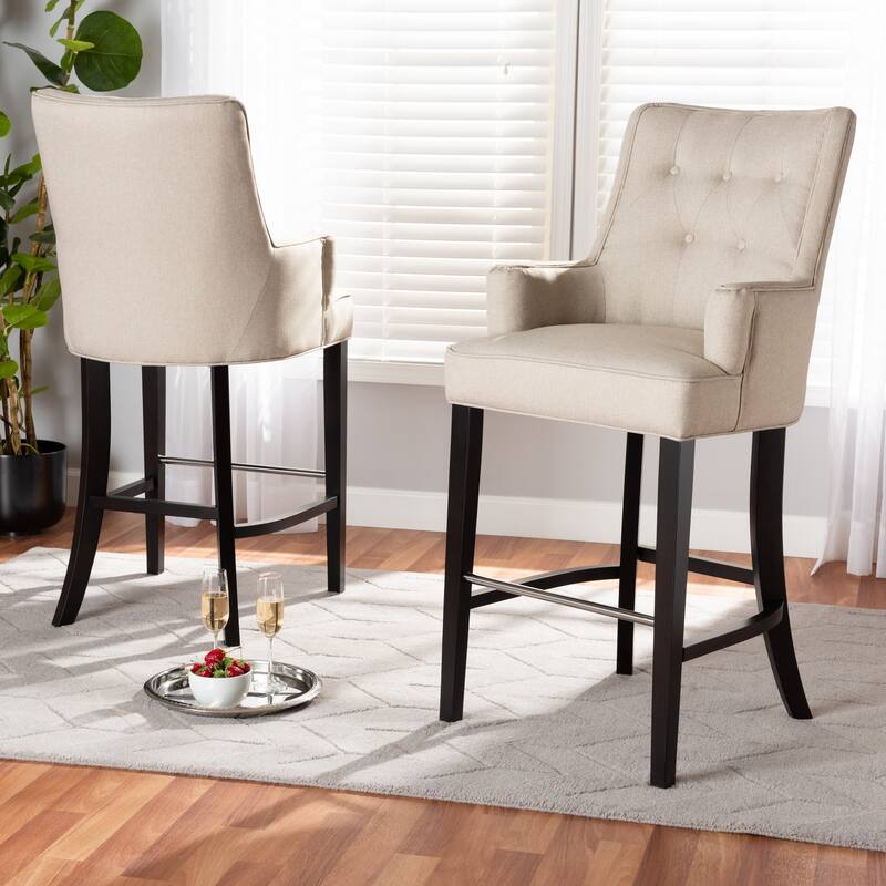 Aldon Modern and Contemporary 2-Piece Bar Stool Set